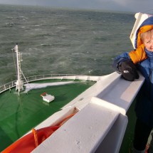 Fortunately Marion has her warm mountain equipment on board